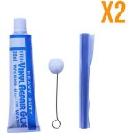 Lot de 2 kits de rparation 30 ml avec applicateur pour liner de piscine - linxor