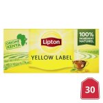 Lot de 2 - lipton - th noir yellow label - bote de 30 sachets - 48 g