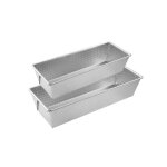 Lot de 2 moules  cakes 255 x 112 cm et 30 x 115 cm zenker silver