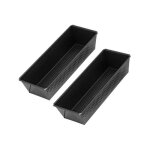 Lot de 2 moules � cake 305 cm zenker black metallic