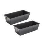 Lot de 2 moules à cakes extensibles 20 à 35 cm zenker black metallic Lot de 2 moules à cakes extensibles 20 à 35 cm zenker black metallic