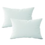Lot de 2 oreillers coussins de garnissage - 50 x 70 cm - blanc - vivezen