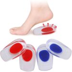 Lot de 2 paires de talonnettes en gel pour les douleurs au talon (36 - 39 eu)