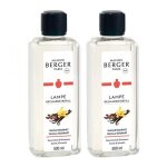 Lot de 2 parfums lampe berger vanille gourmet Lot de 2 parfums lampe berger vanille gourmet