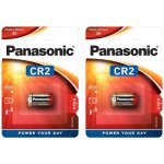 Lot de 2 piles photo power cr2 lithium 3 v