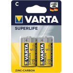 Lot de 2 piles salines superlife lr14 - c