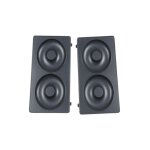 Lot de 2 plaques bagels snack - gaufrier croque - monsieur - [tefal] (62139)