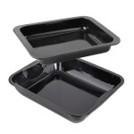 Lot de 2 plats à four rectangulaires 40 x 34 cm et 33 x 25 cm zenker special cooking Lot de 2 plats à four rectangulaires 40 x 34 cm et 33 x 25 cm zenker special cooking