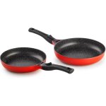 Lot 2 poeles 24 / 28cm fonte daluminium + manche amovible gamme magma pradel pcui003001