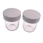 Lot de 2 pots en verre avec couvercle pour at320 - robot m�nager kenwood