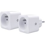 Lot de 2 prises connectées wi - fi + bt - konyks - priska fr dual pack - 16 a - avec compteur de consommation ... Lot de 2 prises connectées wi - fi + bt - konyks - priska fr dual pack - 16 a - avec compteur de consommation ...