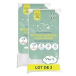 Lot de 2 protges matelas bb bamboo - 70x140 cm - alse impermable - viscose douce - sans traitement ...