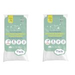Lot de 2 prot�ge matelas b�b� imperm�ables �ponge bamboo sans traitement 60x120 cm - blanc - ptit lit ...