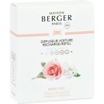 Lot de 2 recharges pour diffuseur voiture parfum paris chic - maison berger paris