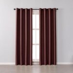 Lot de 2 rideaux occultants thermique � oeillet solide d�coration de fen�tre pour chambre 100 x 250 cm ...