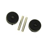 Lot de 2 roulettes + axe - aspirateur - rowenta (113028) Lot de 2 roulettes + axe - aspirateur - rowenta (113028)