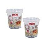 Lot de 2 seaux de billes de cuisson pour p�te sabl�e pot de 600 grammes zenker smart pastry
