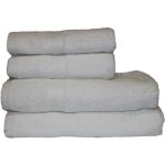 Serviette de bain - blanc - lot de 2 - 90 x 150 cm - 100% coton - 500 gr / m�