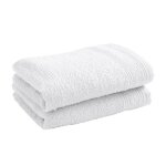 Lot de 2 serviettes invit spa 30 x 50 cm / 400 gr / m - spa neige