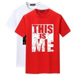 Lot de 2 t - shirt homme manches courtes ete col rond casual tee shirt imprim fashion motif this is ...