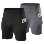 Lot de 2 short compression homme running cuissard velo homme cycliste collant court de sport gym à séchage ... Lot de 2 short compression homme running cuissard velo homme cycliste collant court de sport gym à séchage ...