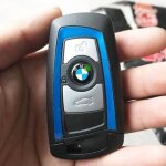 Lot de 2 sticker clefs diametre 11mm dos autocollant remplacement pour bmw Lot de 2 sticker clefs diametre 11mm dos autocollant remplacement pour bmw