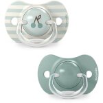 Lot de 2 sucettes sym�triques - suavinex - birdies - sx pro - 18 mois et plus - vert