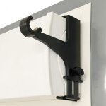 Lot de 2 supports - sans per�age - pour tringle � rideaux �20 - 28mm - pour coffre de volet roulant hauteur ...