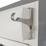 Lot de 2 supports de tringle � rideaux - store & menuiserie 2. 0 - sans per�age - givre