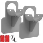 Lot de 2 supports 38 mm pour tuyau de piscine - gris - linxor