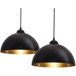 Lot de 2 suspensions vintage luminaires style industriell plafonnier vintage lampe cuisine salon salle ...