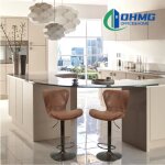 Lot de 2 tabourets de bar vintage de style industriel ohmg - marron - rglables 47. 5 * 34 * 88 - 109cm ...