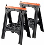 Lot de 2 tréteaux pliants - tood - charge maximale 200 kg - dimensions 60x10x80 cm Lot de 2 tréteaux pliants - tood - charge maximale 200 kg - dimensions 60x10x80 cm