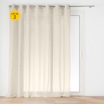 Lot de 2 voilages à ?illets carlin beige 240 x 240 cm - grande largeur Lot de 2 voilages à ?illets carlin beige 240 x 240 cm - grande largeur