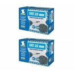 Lot de 2 x 1000 vis auto perceuse semin pour la fixation des plaques de pltre sur lossature - intrieur ...