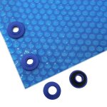 Lot de 20 oeillets à clipser pour bâche à bulles ou autres types de bâches - bleu - linxor Lot de 20 oeillets à clipser pour bâche à bulles ou autres types de bâches - bleu - linxor