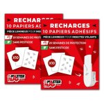 Lot de 20 recharges pour pige lumineux insectes volants - master trap by favex - anti - insectes volants ...