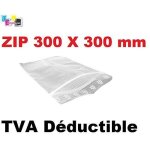 Lot de 20 sachets 300 x 300 mm fermeture zip transparent. sachet fermeture zip 30 x 30 cm 50u sac plastique ...