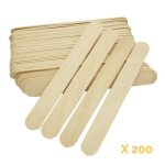 Lot de 200 spatules dépilation jetables - vivezen Lot de 200 spatules dépilation jetables - vivezen