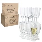 Flte  champagne - mambocat - royal - lot de 24 - verre transparent - 140 ml