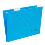 Dossiers suspendus - jalema - a4 - lot de 25 - bleu - crochets m�talliques renforc�s