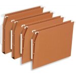 Lot de 25 dossiers suspendus - elba - fond v pour armoire - 324x266 cm - couleur orange