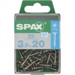 Vis - spax - t�te frais�e torx - acier inox - diam. 3. 5 mm - long. 20 mm - lot de 25