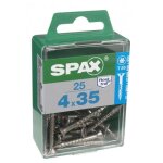 Vis - spax - tte fraise torx - inox - diam. 4 mm - long. 35 mm - lot de 25