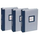 Lot de 3 albums photo elements 200 pochettes 10x15 - bleu Lot de 3 albums photo elements 200 pochettes 10x15 - bleu