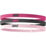 Lot de 3 bandeaux nike 2. 0 - rouge - homme - multisport