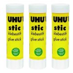 Bton de colle - uhu - 40 g - sans solvant - capuchon vissable - facilement lavable