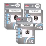 Lot de 3 botes de 4 sacs + 1 filtre hygiene + aspirateur zr200520 rowenta tefal moulinex