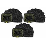 Lot de 3 bourriches commerciale matrix 25 m - noir / jaune fluo - tu