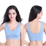 Lot de 3 brassi�re femmes - xhm478a - bleu - sport - grande taille